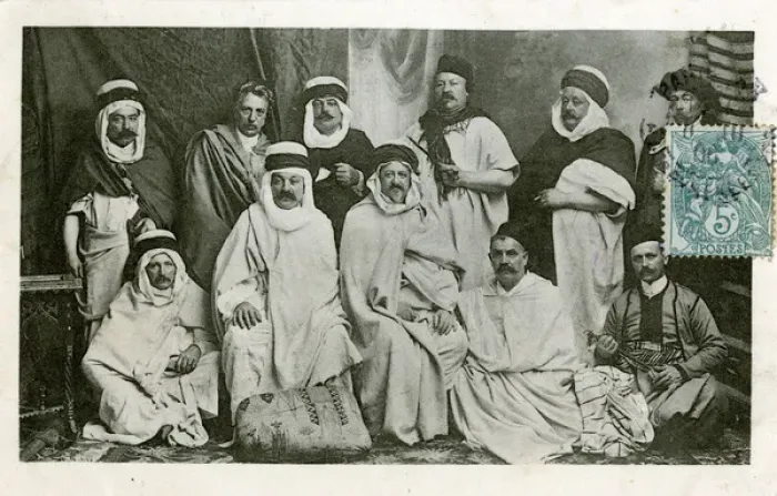 Framed Print : A group of Notable Local Leaders, Syria Framed Print : A group of Notable Local Leaders, Syria