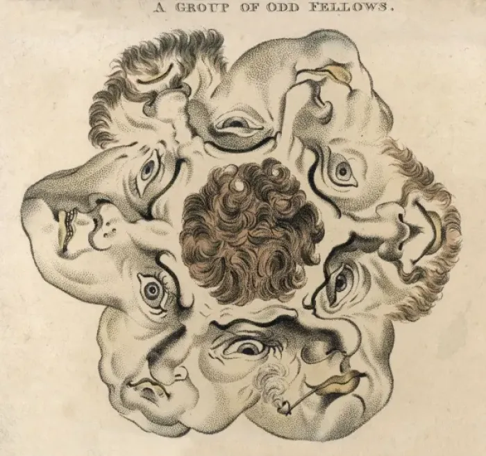 Framed Print : Group of Odd Fellows Framed Print : Group of Odd Fellows