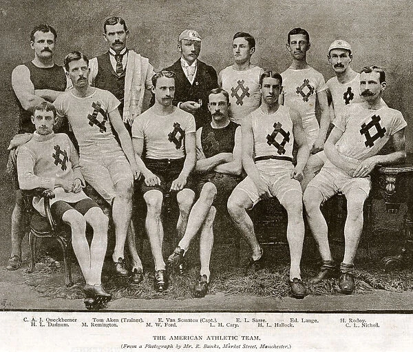 Group photo, the American Athletic Team, 1891