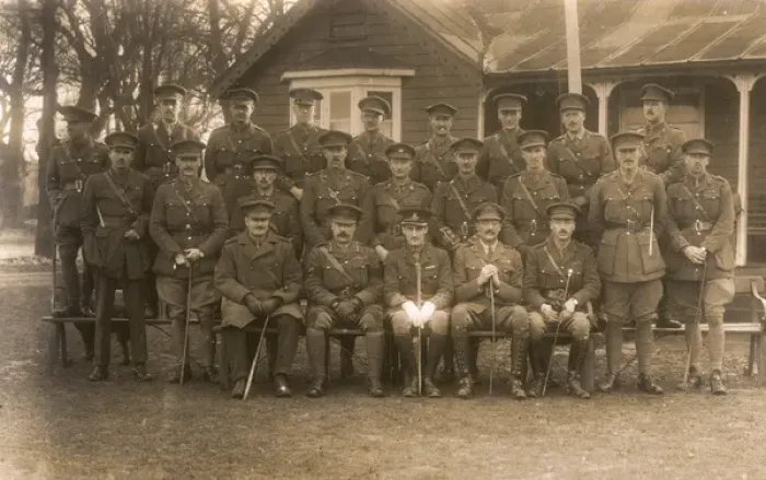 Framed Print : Group photo, British Army officers Framed Print : Group photo, British Army officers