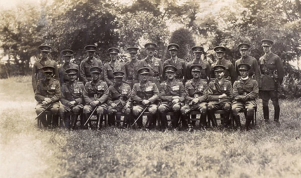 Group photo, British Army of the Rhine