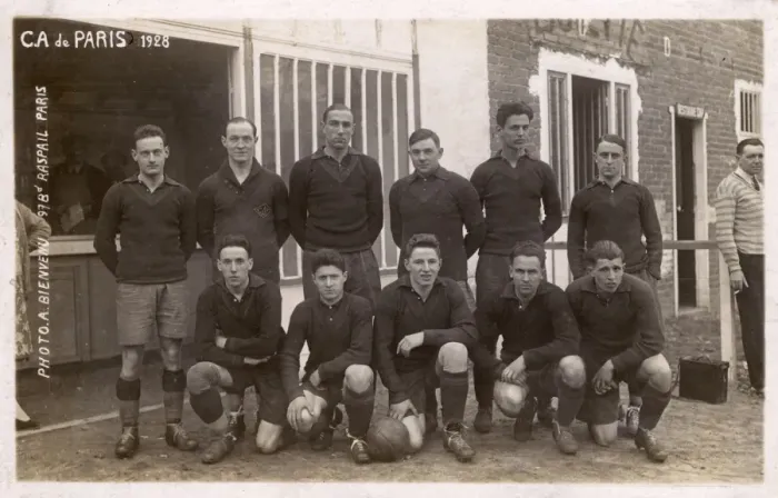 Framed Print : Group photo, CA de Paris football team Framed Print : Group photo, CA de Paris football team
