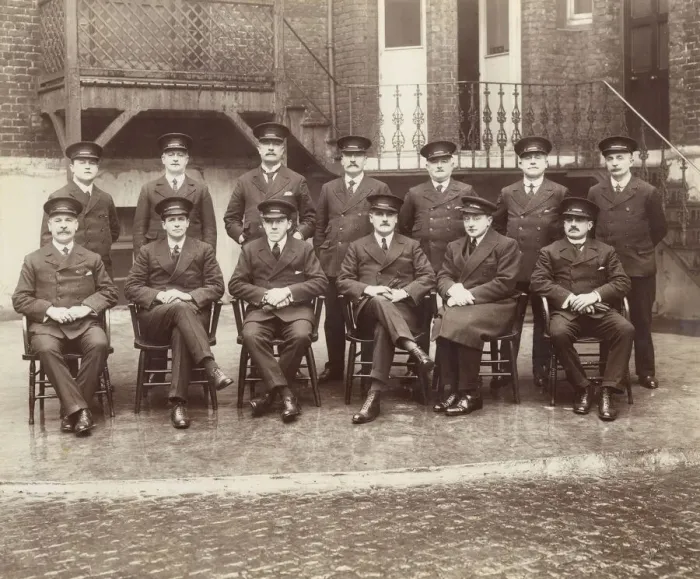 Framed Print : Group photo, Chief and Principal Officers of LFB Framed Print : Group photo, Chief and Principal Officers of LFB