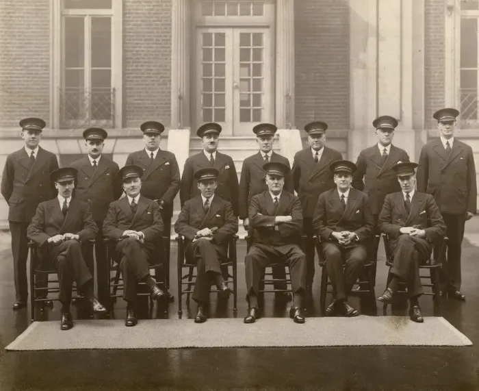 Framed Print : Group photo, LFB Officers Framed Print : Group photo, LFB Officers