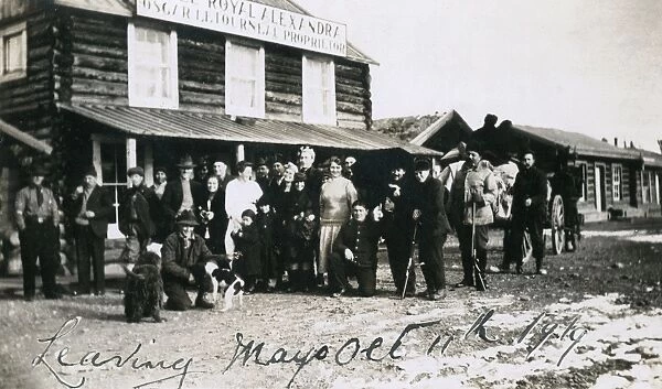 Group photo, Mayo, Yukon Territory, Canada