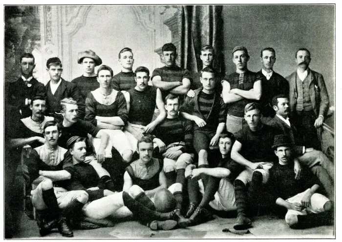 Framed Print : Group photo, Queensland, Australia, rugby team Framed Print : Group photo, Queensland, Australia, rugby team