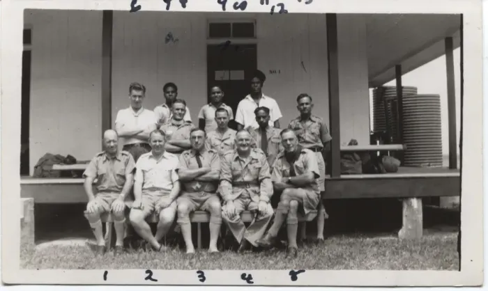 Framed Print : Group photo of scout leaders, Fiji, South Pacific Framed Print : Group photo of scout leaders, Fiji, South Pacific