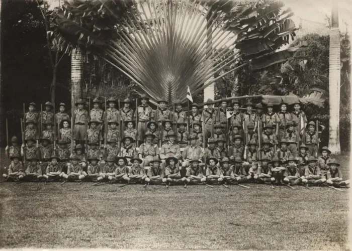 Framed Print : Group photo of scout troop, Fiji, South Pacific Framed Print : Group photo of scout troop, Fiji, South Pacific