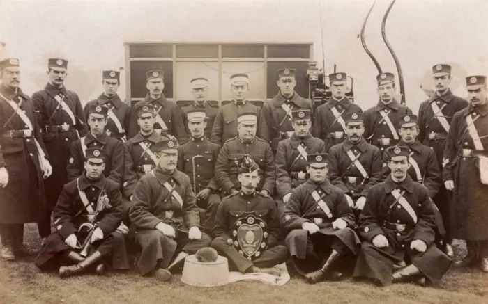 Framed Print : Group photo, St Johns Ambulance Brigade Framed Print : Group photo, St Johns Ambulance Brigade