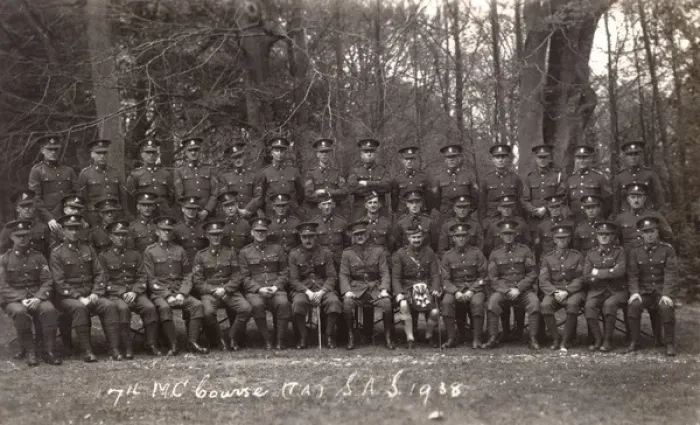 Framed Print : Group photo, Territorial Army on a course Framed Print : Group photo, Territorial Army on a course