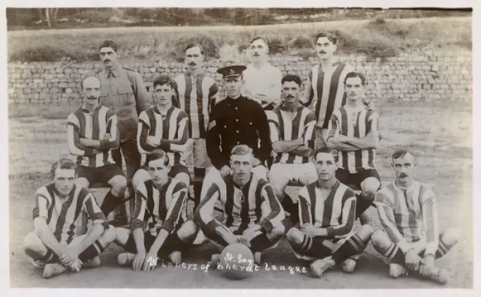 Framed Print : Group photo, winners of Cherat League, India Framed Print : Group photo, winners of Cherat League, India