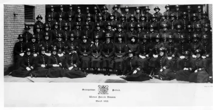 Framed Print : Group photo, Women Patrols Division, Met Police, London Framed Print : Group photo, Women Patrols Division, Met Police, London