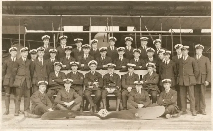 Framed Print : Group picture of Pilots and their aeroplane Framed Print : Group picture of Pilots and their aeroplane