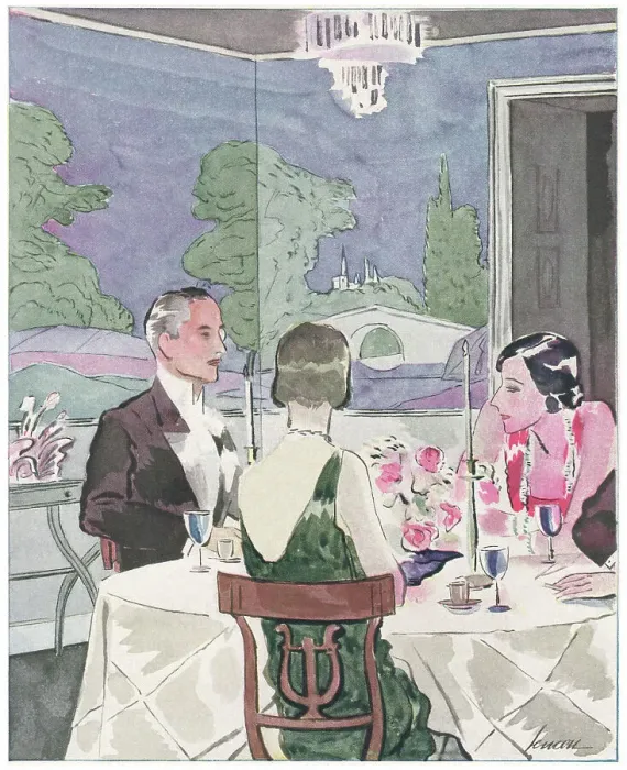 Framed Print : Group in a Restaurant Framed Print : Group in a Restaurant