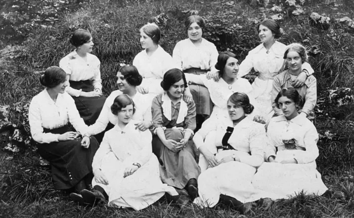 Framed Print : A Group of Students Framed Print : A Group of Students