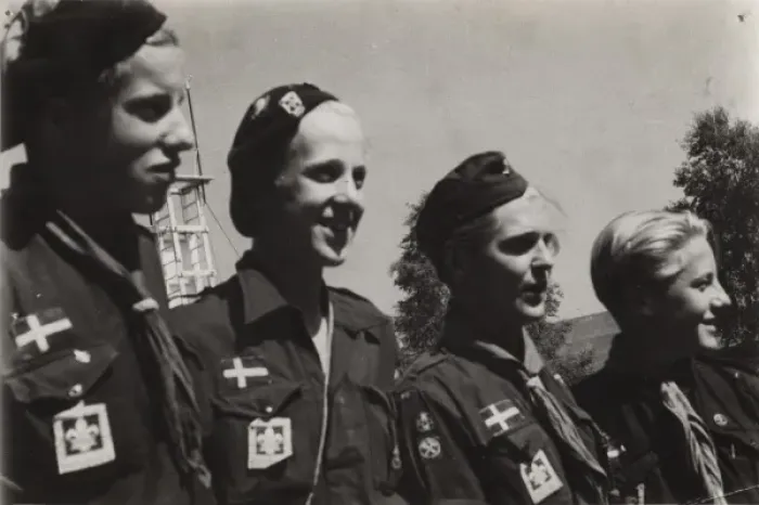 Framed Print : A Group of Swedish Scouts Framed Print : A Group of Swedish Scouts