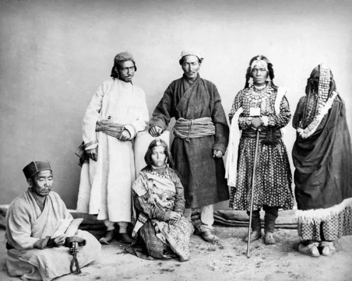 Framed Print : Group of Tibetans Framed Print : Group of Tibetans