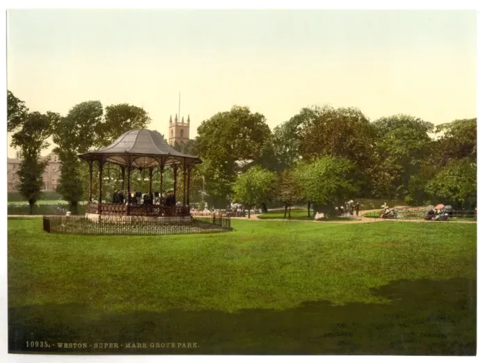 Framed Print : Grove Park, Weston-super-Mare, England Framed Print : Grove Park, Weston-super-Mare, England