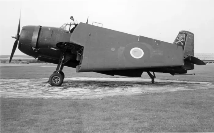 Framed Print : Grumman Avenger with folded wings Framed Print : Grumman Avenger with folded wings