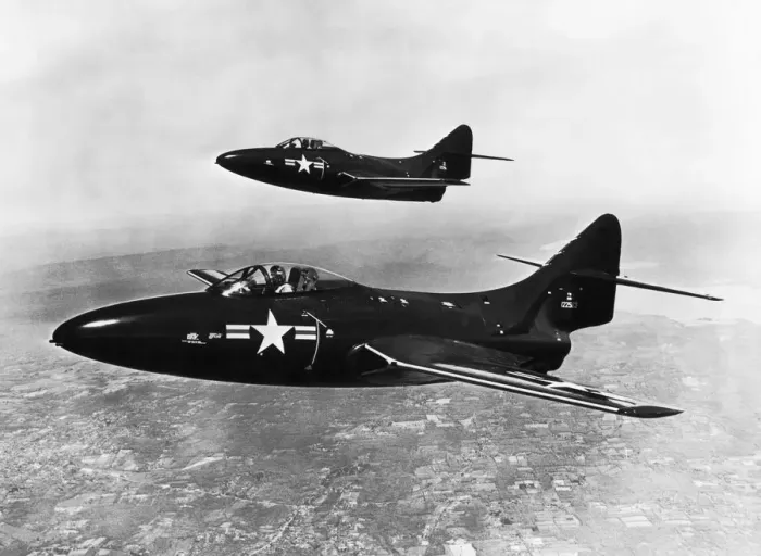 Framed Print : Grumman F9F Panther Framed Print : Grumman F9F Panther