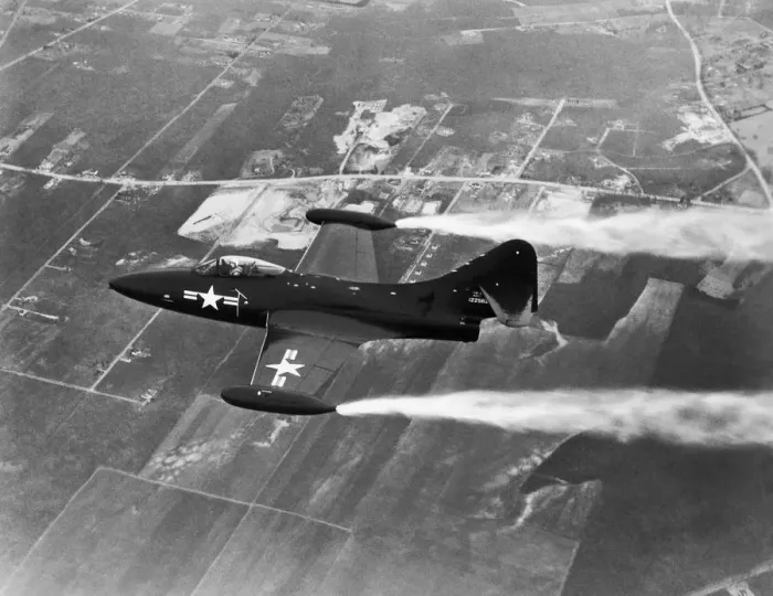 Framed Print : Grumman F9F Panther Framed Print : Grumman F9F Panther