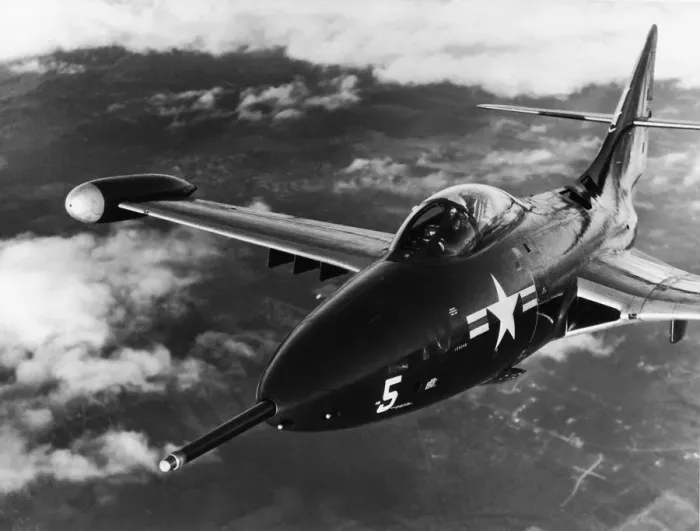 Framed Print : Grumman F9F Panther Framed Print : Grumman F9F Panther