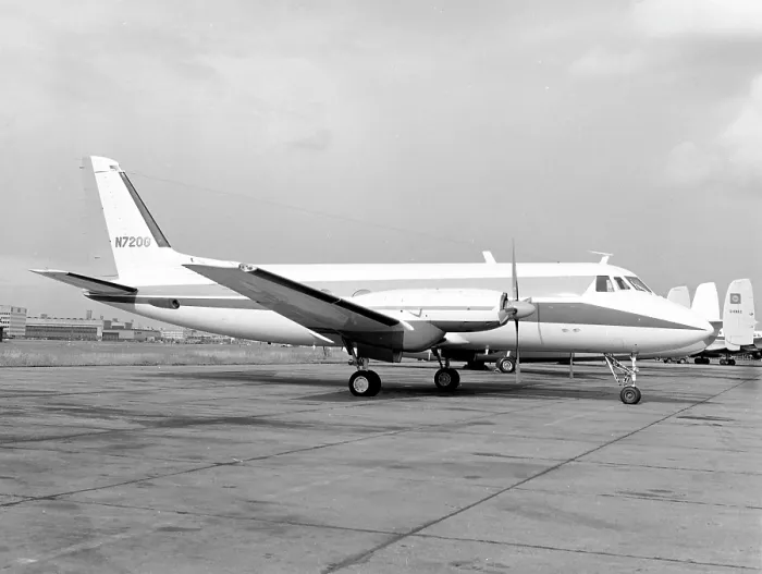 Framed Print : Grumman G-159 Gulfstream I N720G Framed Print : Grumman G-159 Gulfstream I N720G