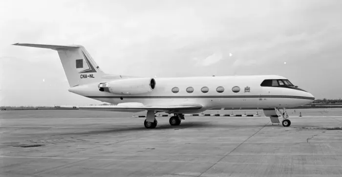 Framed Print : Grumman Gulfstream II CNA-NL Framed Print : Grumman Gulfstream II CNA-NL