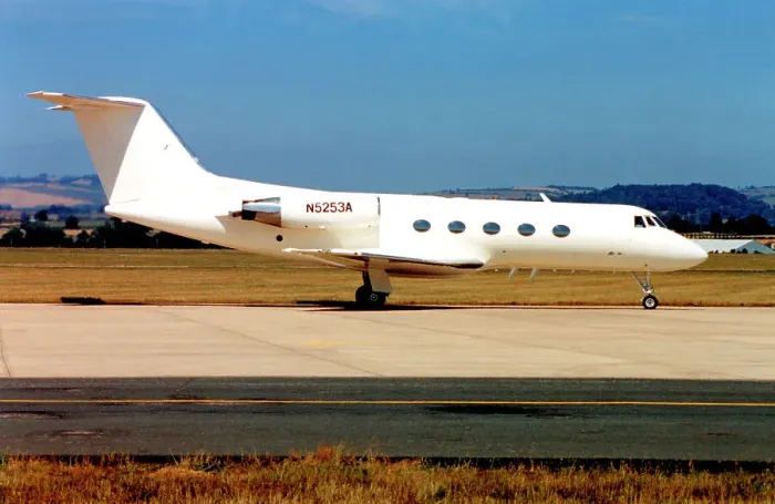 Framed Print : Grumman Gulfstream II N5253A Framed Print : Grumman Gulfstream II N5253A
