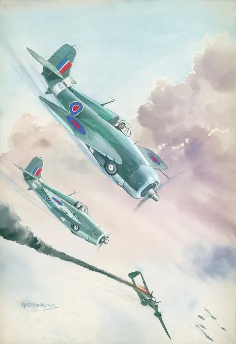 Framed Print : Grumman Martlets, WWII aircraft Framed Print : Grumman Martlets, WWII aircraft