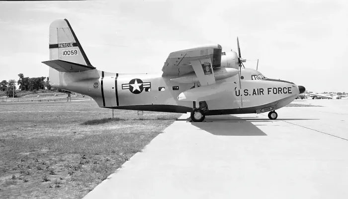 Framed Print : Grumman SA-16A Albatross 51-0059 Framed Print : Grumman SA-16A Albatross 51-0059