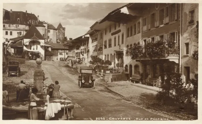 Framed Print : Gruyeres, Switzerland Framed Print : Gruyeres, Switzerland