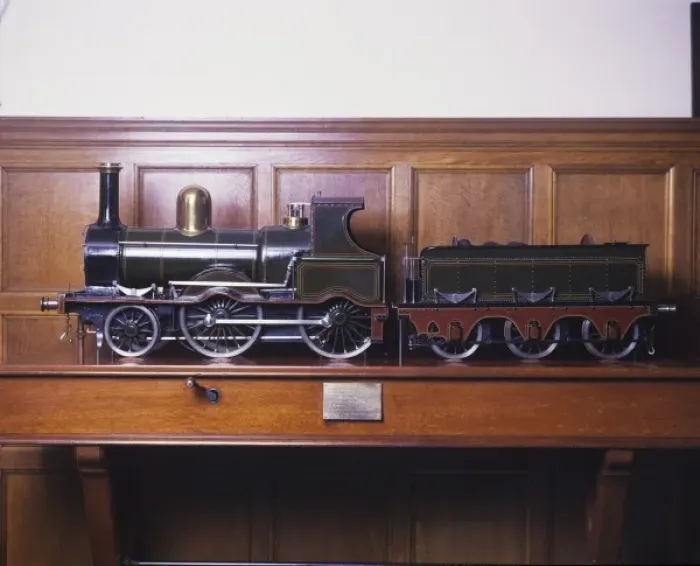 Framed Print : GS & WR loco model Framed Print : GS & WR loco model