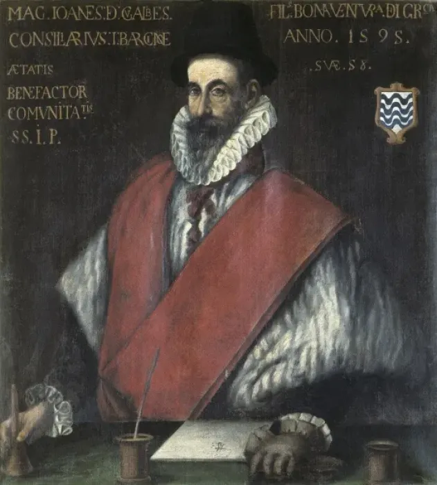 Framed Print : GUALBES, Juan de (16th century). Head Councillor Framed Print : GUALBES, Juan de (16th century). Head Councillor