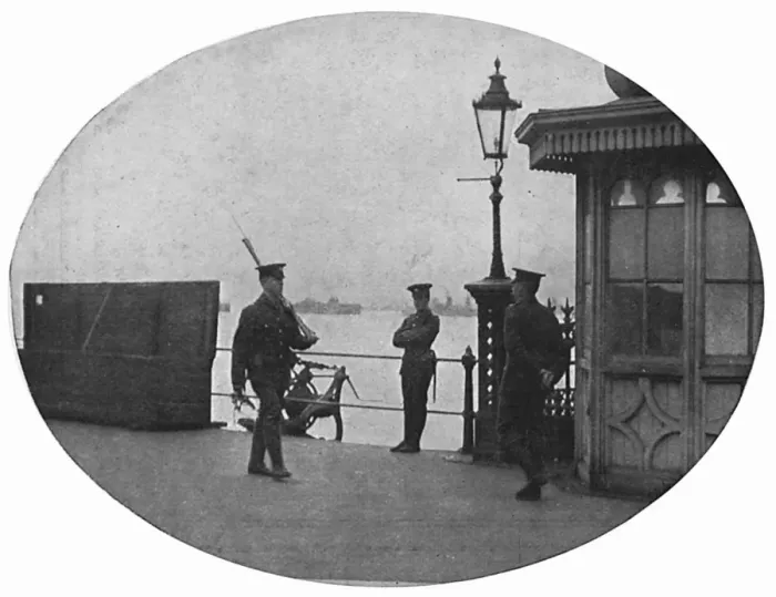 Framed Print : Guarding Dover Pier Framed Print : Guarding Dover Pier