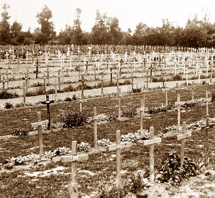 Framed Print : The Guards Cemetery, Windy Corner, Festubert - WW1 Framed Print : The Guards Cemetery, Windy Corner, Festubert - WW1
