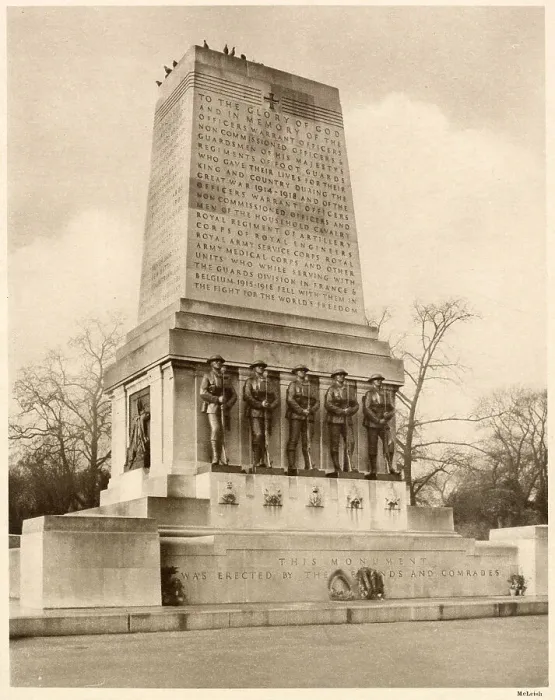 Framed Print : Guards Memorial, also known as the Guards Division War Memorial, war memorial located on the west side of Horse Guards Road, opposite Horse Guards Parade in London. Date: 1935 Framed Print : Guards Memorial, also known as the Guards Division War Memorial, war memorial located on the west side of Horse Guards Road, opposite Horse Guards Parade in London. Date: 1935