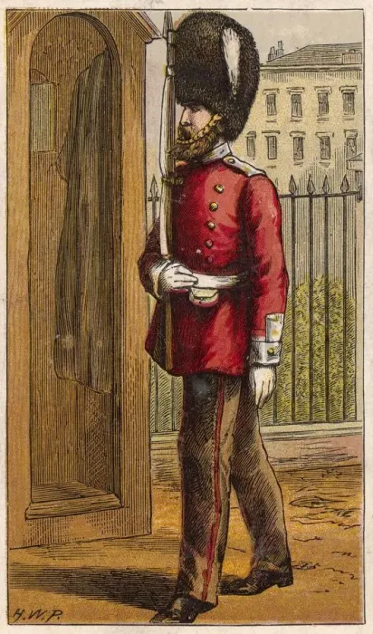 Framed Print : GUARDSMAN ON DUTY 1875 Framed Print : GUARDSMAN ON DUTY 1875