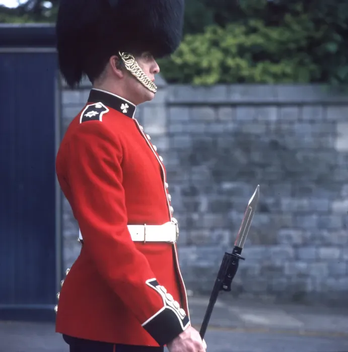 Framed Print : Guardsman at Windsor Castle, Berkshire Framed Print : Guardsman at Windsor Castle, Berkshire