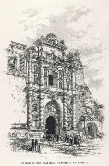 Framed Print : Guatemala / Antigua 1885 Framed Print : Guatemala / Antigua 1885