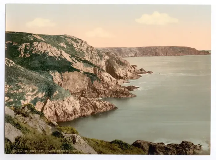 Framed Print : Guernsey, coast at Gouffre, Channel Islands, England Framed Print : Guernsey, coast at Gouffre, Channel Islands, England