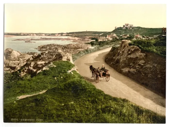 Framed Print : Guernsey, Cobo, Channel Islands, England Framed Print : Guernsey, Cobo, Channel Islands, England