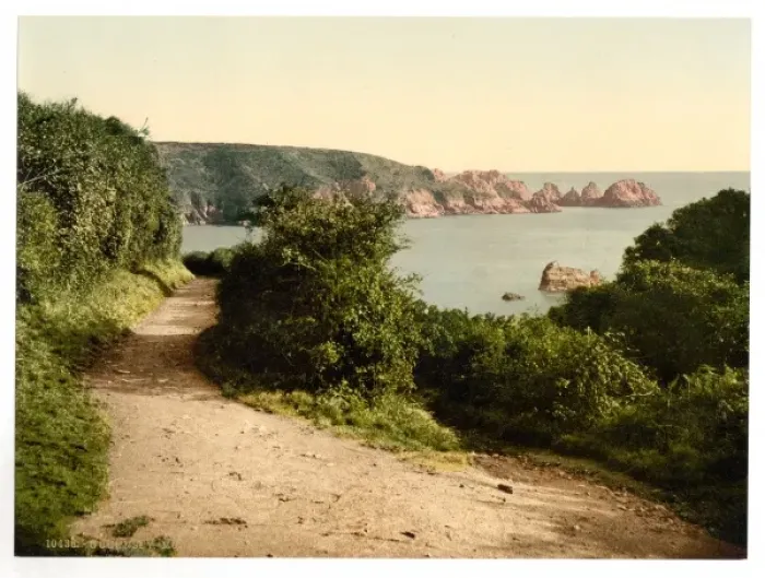 Framed Print : Guernsey, Moulin Huet Bay, II, Channel Islands, England Framed Print : Guernsey, Moulin Huet Bay, II, Channel Islands, England