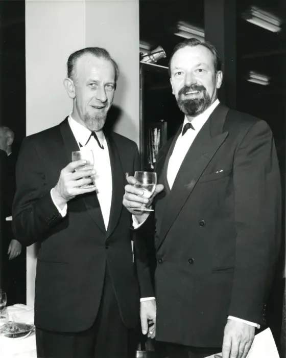 Framed Print : Guests at the Centenary Conversazione held at the Scienc?