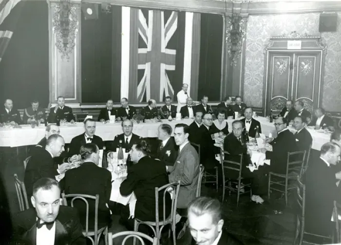Framed Print : Guests at the first Louis Blriot Lecture on 12 May 1948? Framed Print : Guests at the first Louis Blriot Lecture on 12 May 1948?
