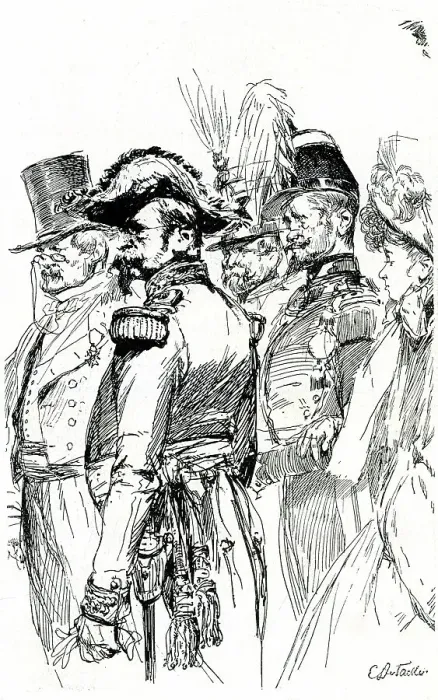 Framed Print : Guests at an official reception, France