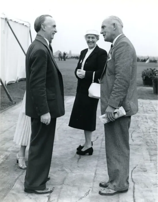 Framed Print : Guests, right, being received by the Royal Aeronautical ? Framed Print : Guests, right, being received by the Royal Aeronautical ?