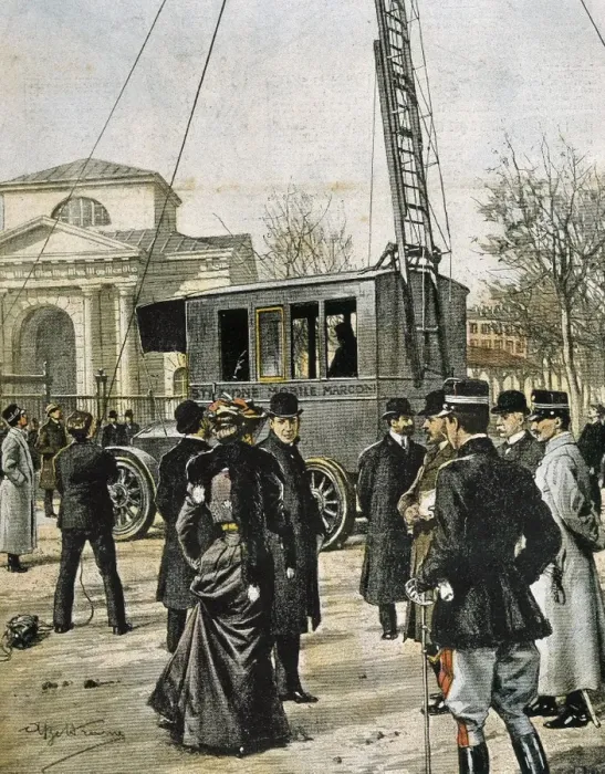 Framed Print : Guglielmo Marconi assists in Milan to the test Framed Print : Guglielmo Marconi assists in Milan to the test