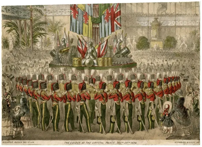 Framed Print : Guildes at Crystal Palace 1854 Framed Print : Guildes at Crystal Palace 1854