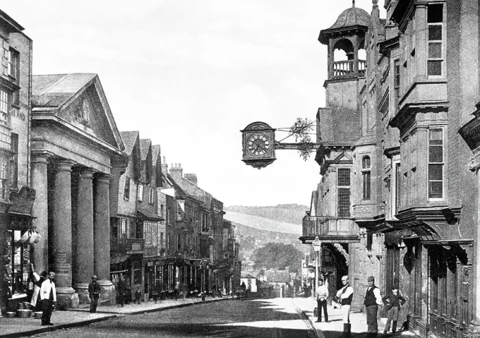 Framed Print : Guildford High Street early 1900s Framed Print : Guildford High Street early 1900s